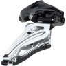Переключатель передний SHIMANO DEORE, M618-H, для 2x10, верхний хомут (34,9 с адаптером 28,6/31,8), верхняя тяга, черный IFDM618HTX6